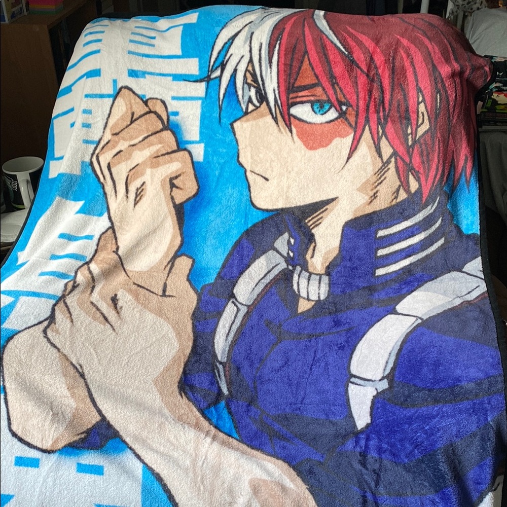 Anime Hero Fleece Blanket My Hero Academia